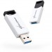USB флеш накопитель eXceleram 16GB H2 Series White/Black USB 3.1 Gen 1 (EXU3H2W16)