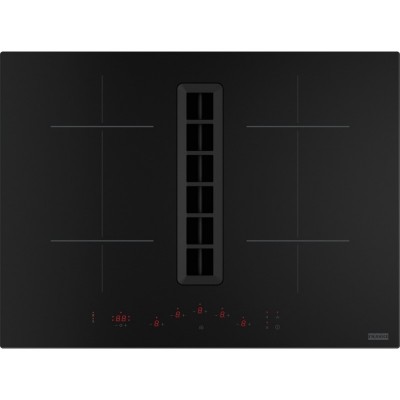 Варильна поверхня Franke індукційна, з фільтром, 70см, вбудована витяжка, Booster, Bridge, 1050м.куб/год, A+, автовідключення, Набір для рециркуляції, чорний