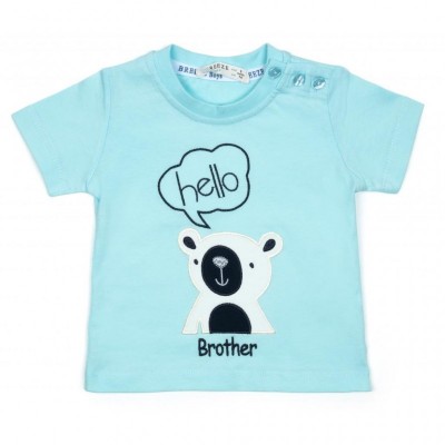 Набор детской одежды Breeze "HELLO BROTHER" (14307-74B-blue)