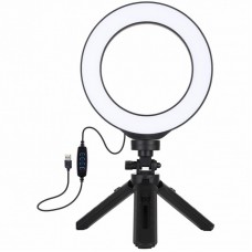 Набір блогера Puluz Ring USB LED lamp PKT3059B 6.2" + table tripod (PKT3059B) Набір блогера Puluz Ring USB LED lamp PKT3059B 6.2" + table tripod (PKT3059B)