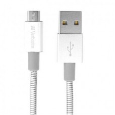 Дата кабель USB 2.0 AM to Micro 5P 1.0m silver Verbatim (48862) Дата кабель USB 2.0 AM to Micro 5P 1.0m silver Verbatim (48862)