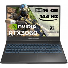 Ноутбук Dream Machines RG3060-15 15.6FHD IPS 144Hz/Intel i5-12500H/16/1024F/NVD3060-6/DOS