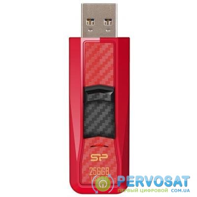 USB флеш накопитель Silicon Power Blaze B50 256 Gb USB 3.0 Red (SP256GBUF3B50V1R)