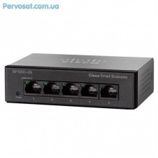 Комутатор мережевий Cisco SF110D-05-EU Комутатор мережевий Cisco SF110D-05-EU