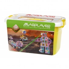 Конструктор Magplayer магнітний набір бокс 188 ел. Конструктор Magplayer магнітний набір бокс 188 ел.