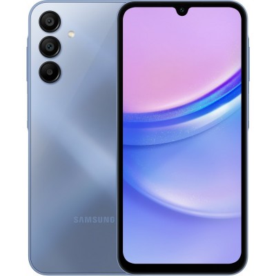 Смартфон Samsung Galaxy A15 (A155) 6.5&quot; 8/256ГБ, 2SIM, 5000мА•год, синій