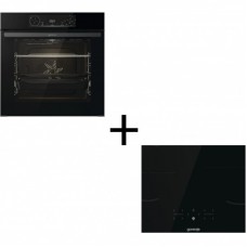 Комплект Gorenje (духовка електрична BOS6737E06BG + поверхня індукційна GI6401BSC), 743032, чорн Комплект Gorenje (духовка електрична BOS6737E06BG + поверхня індукційна GI6401BSC), 743032, чорн