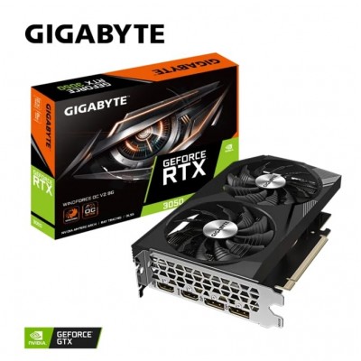 Відеокарта GIGABYTE GeForce RTX 3050 8GB GDDR6 WINDFORCE OC Відеокарта GIGABYTE GeForce RTX 3050 8GB GDDR6 WINDFORCE OC