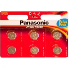 Батарейка PANASONIC CR 2025 * 6 LITHIUM (CR-2025EL/6B) Батарейка PANASONIC CR 2025 * 6 LITHIUM (CR-2025EL/6B)