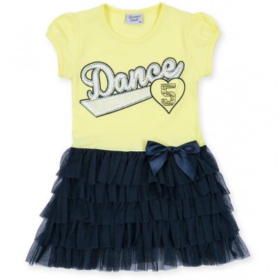 Плаття Breeze з багатошаровою спідницею "Dance" (8754-98G-yellow)