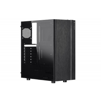 Корпус 2E GAMING SPARGO (GX910) MidT, 2xUSB3.0, ARGB стрічка, акрил (бічна панель), без БЖ, чорний