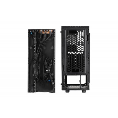 Корпус 2E GAMING SPARGO (GX910) MidT, 2xUSB3.0, ARGB стрічка, акрил (бічна панель), без БЖ, чорний