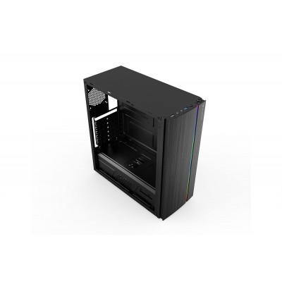 Корпус 2E GAMING SPARGO (GX910) MidT, 2xUSB3.0, ARGB стрічка, акрил (бічна панель), без БЖ, чорний