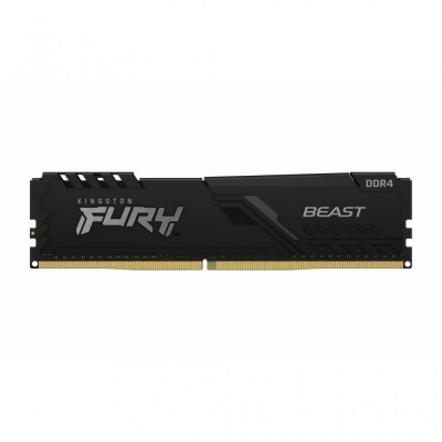 Модуль памяти для компьютера DDR4 4GB 3200 MHz Fury Beast Black Kingston Fury (ex.HyperX) (KF432C16BB/4)