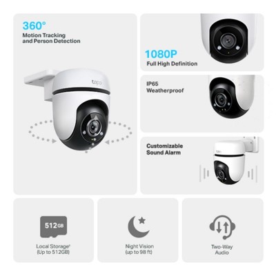 IP-Камера TP-LINK Tapo C500 2MP N300  зовнішня поворотна