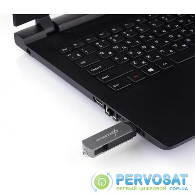 USB флеш накопитель eXceleram 16GB P2 Series Gray/Black USB 2.0 (EXP2U2GB16)