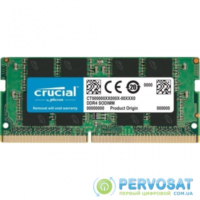 Модуль памяти для ноутбука SoDIMM DDR4 32GB 3200 MHz Micron (CT32G4SFD832A)