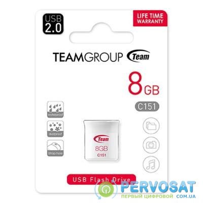 USB флеш накопитель Team 8GB C151 USB 2.0 (TC1518GR01)