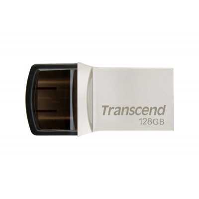Накопичувач Transcend 128GB USB 3.1 Type-A + Type-C 890 R90/W30MB/s