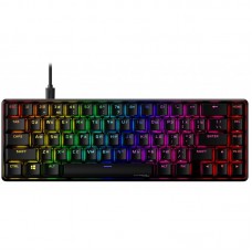 Клавіатура механічна HyperX Alloy Origins 65 67key, Red, USB-A, EN/RU, RGB, чорний