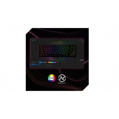 Клавіатура механічна HyperX Alloy Origins 65 67key, Red, USB-A, EN/RU, RGB, чорний