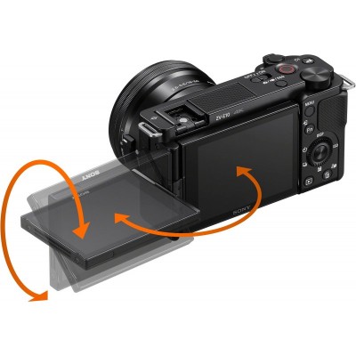Цифр. фотокамера Sony Alpha ZV-E10 body black