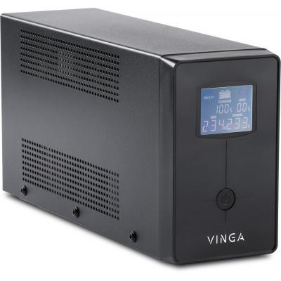 Источник бесперебойного питания Vinga LCD 1200VA metal case (VPC-1200M)