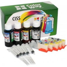 Комплект перезаправних картриджів ColorWay Canon IP7240/MG5440+(1xPigment+4х100) (IP7240RC-5.1P) Комплект перезаправних картриджів ColorWay Canon IP7240/MG5440+(1xPigment+4х100) (IP7240RC-5.1P)