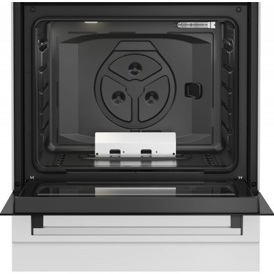 Плита Beko газова, 64л, 60x60см, таймер, білий