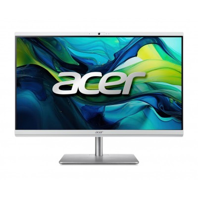 Комп'ютер персональний моноблок Acer Aspire C27-195ES 27" FHD Intel U7-155U, 32GB, F1TB, UMA, WiFi, кл+м, 3р, без ОС, сірий