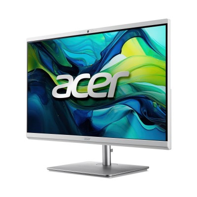 Комп'ютер персональний моноблок Acer Aspire C27-195ES 27" FHD Intel U7-155U, 32GB, F1TB, UMA, WiFi, кл+м, 3р, без ОС, сірий