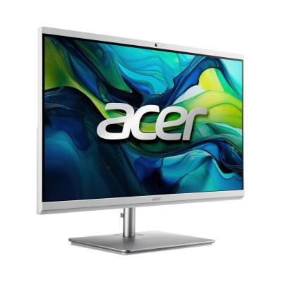 Комп'ютер персональний моноблок Acer Aspire C27-195ES 27" FHD Intel U7-155U, 32GB, F1TB, UMA, WiFi, кл+м, 3р, без ОС, сірий
