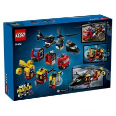 Конструктор LEGO City Ремікс вертольотів, пожежних машин і підводних човнів