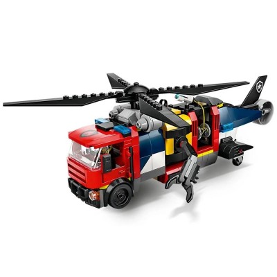 Конструктор LEGO City Ремікс вертольотів, пожежних машин і підводних човнів
