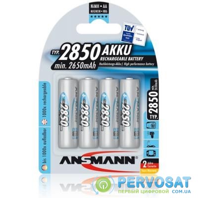 Аккумулятор Ansmann AA R6 2850 mAh *4 (5035212)