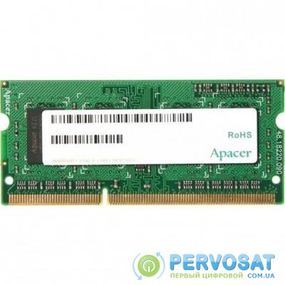 Модуль памяти для ноутбука SoDIMM DDR4 4GB 2400 MHz Apacer (AS04GGB24CETBGC)