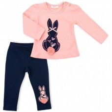 Набір дитячого одягу Breeze з зайчиками (10038-104G-pink) Набір дитячого одягу Breeze з зайчиками (10038-104G-pink)