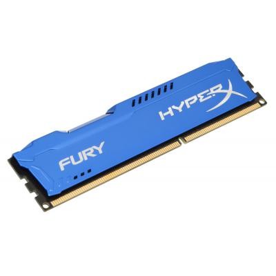 Модуль памяти для компьютера DDR3 4Gb 1866 MHz HyperX Fury Blu HyperX (Kingston Fury) (HX318C10F/4)