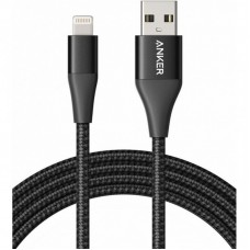Дата кабель USB 2.0 AM to Lightning 1.8m Powerline+ II Black Anker (A8453H11) Дата кабель USB 2.0 AM to Lightning 1.8m Powerline+ II Black Anker (A8453H11)