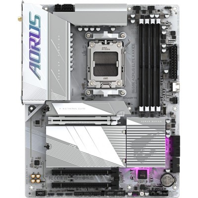 Материнська плата GIGABYTE B650E A ELITE X ICE sAM5 B650 4xDDR5 M.2 HDMI DP Wi-Fi BT mATX