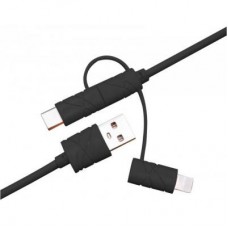 Дата кабель USB 2.0 AM to Lightning + Micro 5P + Type-C 1.2m black XoKo (SC-310-BK) Дата кабель USB 2.0 AM to Lightning + Micro 5P + Type-C 1.2m black XoKo (SC-310-BK)