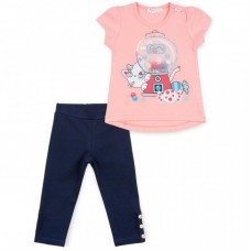 Набір дитячого одягу Breeze з котиком та цукерками (11830-86G-peach)