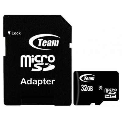 Карта памяти Team 32Gb microSDHC class 10 (TUSDH32GCL1003)