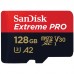 Карта пам'яті SanDisk microSD 128GB C10 UHS-I U3 R200/W90MB/s Extreme Pro V30 + SD