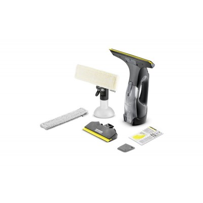 Пилосос Karcher віконний WV 5 Plus, вода -0.1л, автон. робота до 35хв, вага-0.7кг, чорний