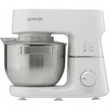 Кухонна машина Gorenje 800Вт, чаша-метал, корпус-метал, насадок-3, білий Кухонна машина Gorenje 800Вт, чаша-метал, корпус-метал, насадок-3, білий