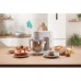 Кухонна машина Gorenje 800Вт, чаша-метал, корпус-метал, насадок-3, білий