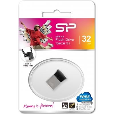 USB флеш накопитель Silicon Power 32GB Touch T35 USB 2.0 (SP032GBUF2T35V1K)