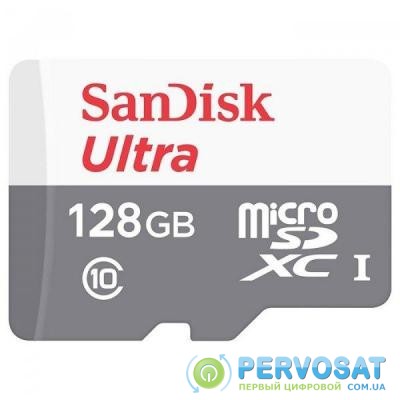Карта памяти SANDISK 128GB microSDXC class 10 UHS-I Ultra (SDSQUNS-128G-GN6MN)