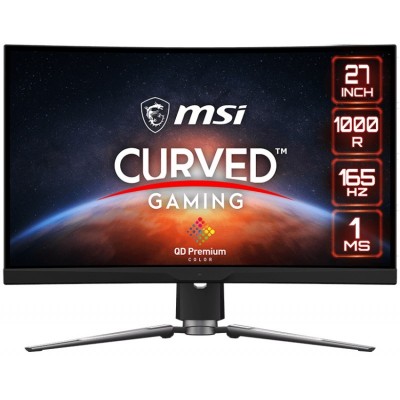 Монітор LCD 27&quot; MSI MPG Artymis 273CQR-QD 2xHDMI, DP, USB-C, 2xUSB, Audio, VA, 2560x1440, 165Hz, 1ms, 95%DCI-P3, CURVED, FreeSync, HAS, HDR400